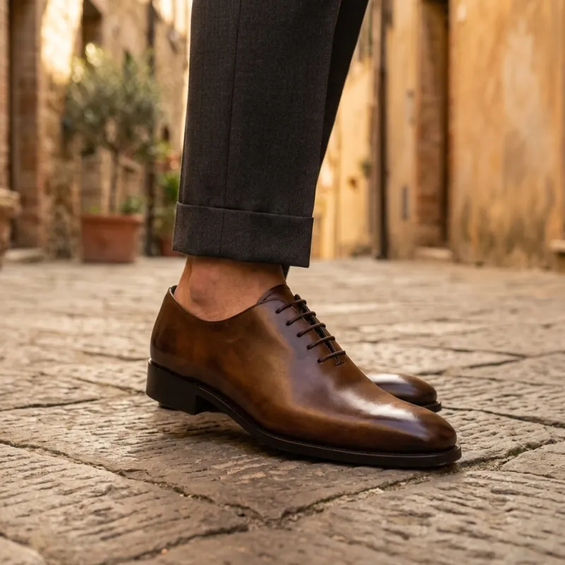 Buty oksford Casino brązowe