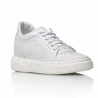 Sneaker Donato perłowo-biały +7cm - mario bertulli