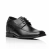 Buty Derby na koturnie męskie | Czarny +6 CM | Mario Bertulli