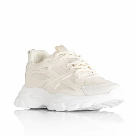 Versilia Sneakers Podwyższające Beżowe +7cm