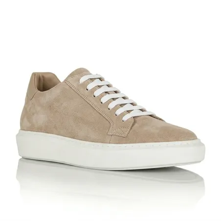 Sneaker z koturnem Męski | Biały +6 cm | Mario Bertulli