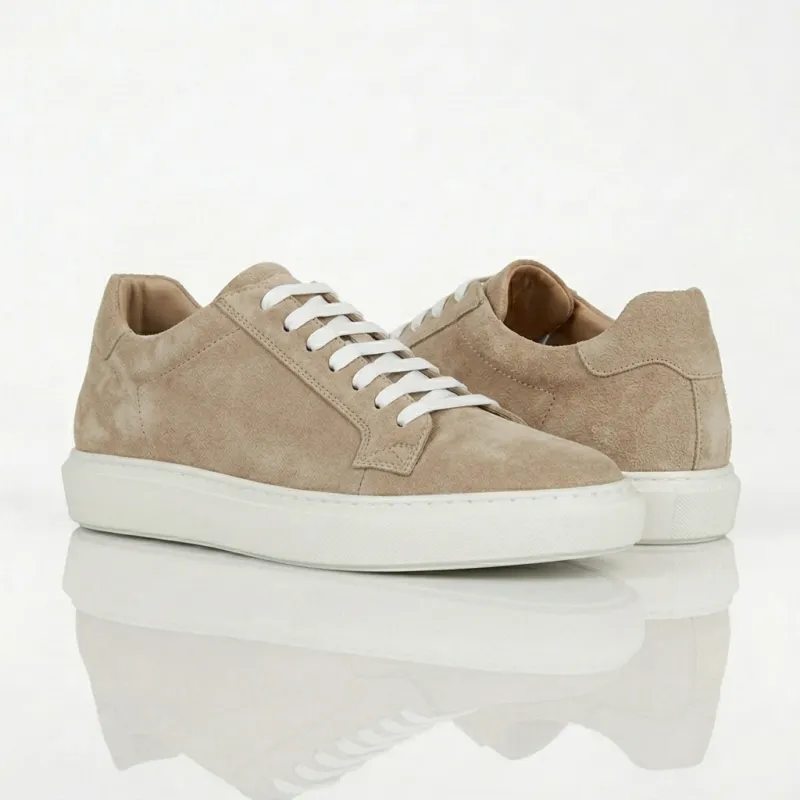 Sneaker z koturnem Męski | Biały +6 cm | Mario Bertulli