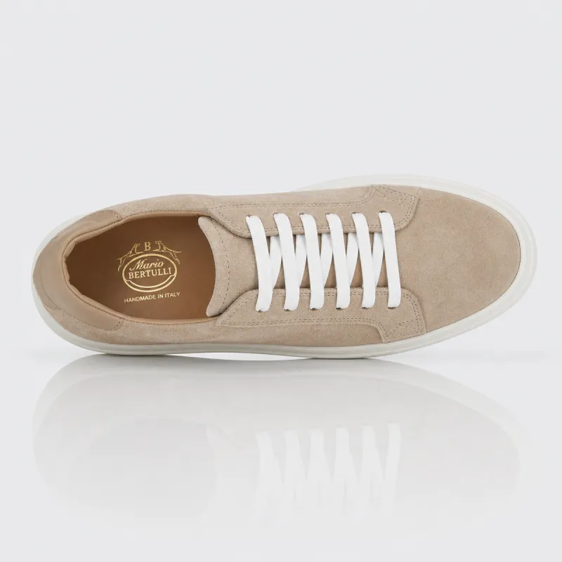 Sneaker z koturnem Męski | Biały +6 cm | Mario Bertulli