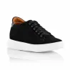 Sneaker na koturnie męskie | Brera czarny +7,5 cm | Mario Bertulli