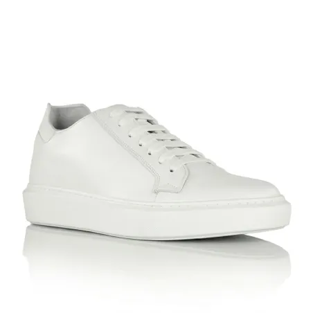 Sneaker z koturnem Męski | Biały +6 cm | Mario Bertulli