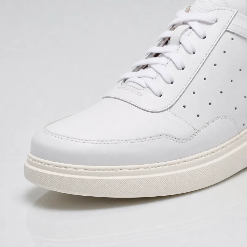 Sneaker na koturnie Męskie | Biały +9 cm | Mario Bertulli