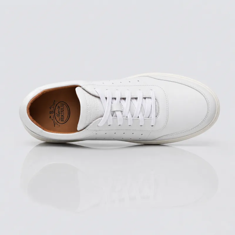 Sneaker na koturnie Męskie | Biały +9 cm | Mario Bertulli
