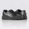 Męski sneaker na koturnie | czarny +6 cm | Mario Bertulli