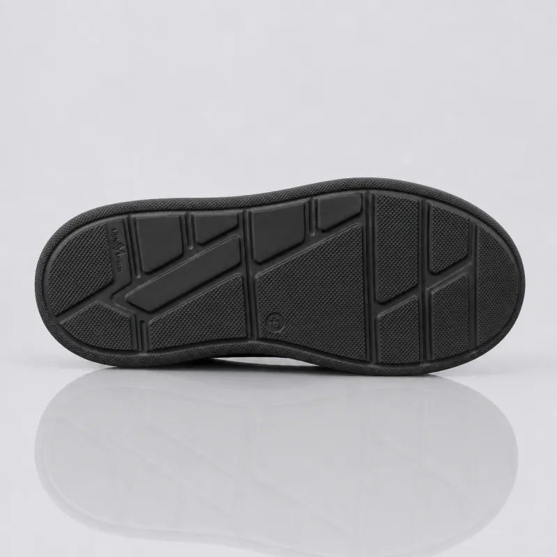 Sneaker męski na koturnie | Brera czarny +7,5 cm | Mario Bertulli