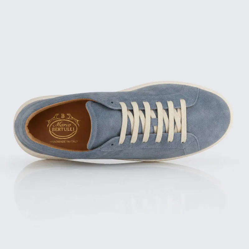 Sneaker na koturnie Męski | Biały +6 cm | Mario Bertulli