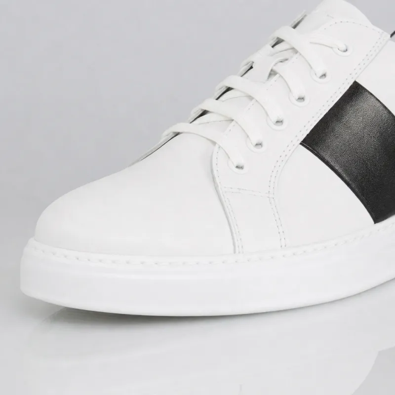 Vicenza Sneakersy Podwyższające Białe +7 cm