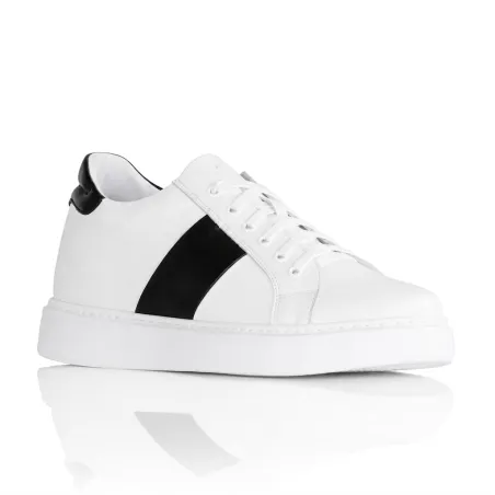 Vicenza Sneakersy Podwyższające Białe +7 cm