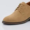 Buty Derby na koturnie Męskie | piaskowy +7,5cm | Mario Bertulli