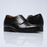 Męskie buty derby na koturnie | Czarny +6 CM | Mario Bertulli