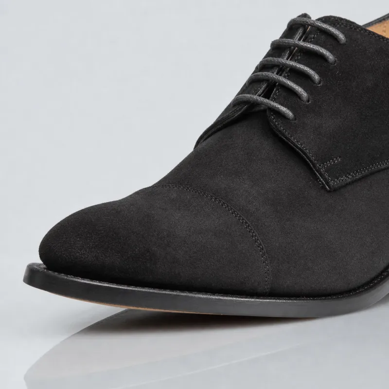 Richelieu kompensowany Mężczyzna | Czarny +6 CM | Mario Bertulli