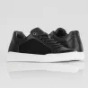 Sneakersy na koturnie Męskie | czarne +6 cm | Mario Bertulli