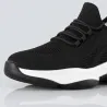Buty na podwyższeniu Messina czarne +7,5 cm