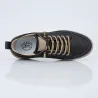 Czarne sneakersy podwyższające Catania +5 cm