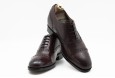 buty richelieu podwyższające wzrost Męskie - Bordowe - Skóra cielęca licowa - +6 CM - Luksus - Mario Bertulli