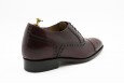 buty oxford Męskie podwyższające - Bordowy - Skóra cielęca pełnoziarnista - +6 CM - Luksus - Mario Bertulli