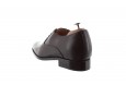 buty oxford Męskie podwyższające - Bordowy - Skóra cielęca pełnoziarnista - +6 CM - Luksus - Mario Bertulli