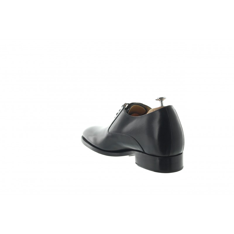 buty oxford Mężczyzna podwyższające - Czarny - Pełnoziarnista skóra cielęca - +6 CM - Ekskluzywne - Mario Bertulli
