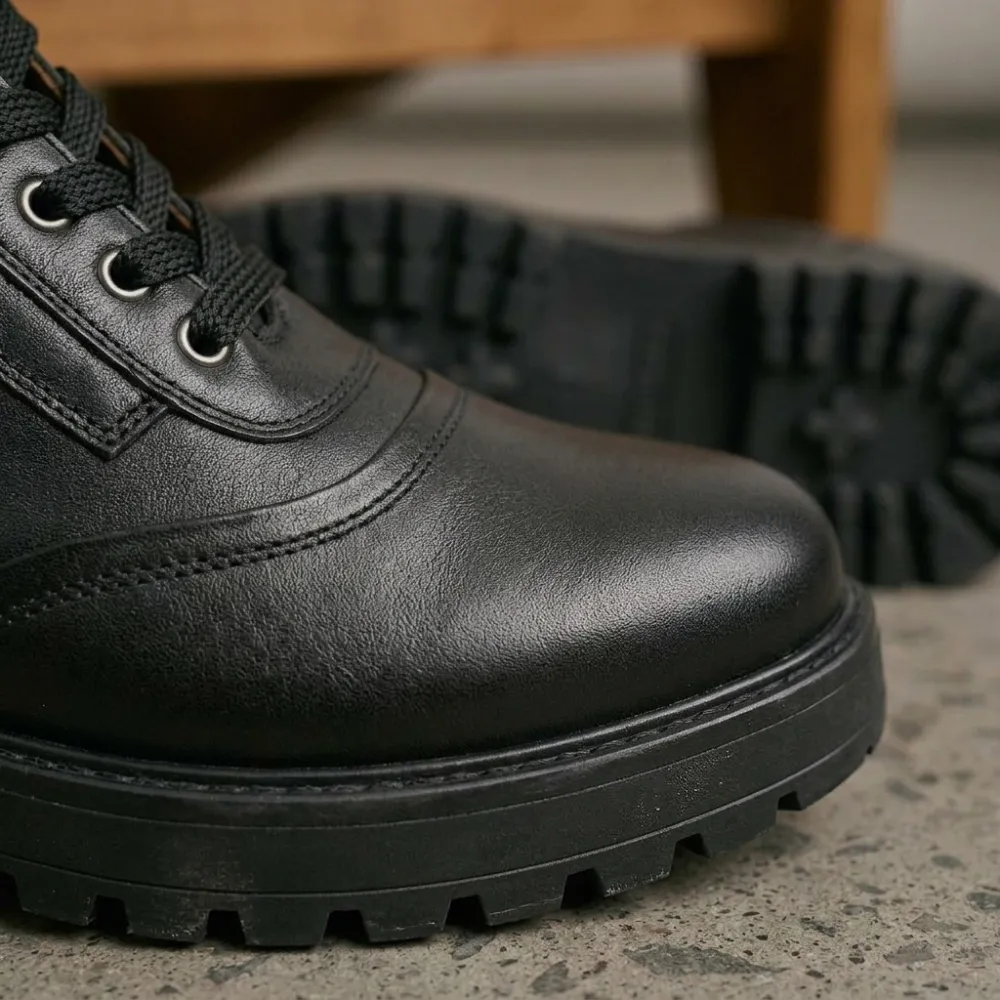 Osimo Buty podwyższające czarne +9 cm