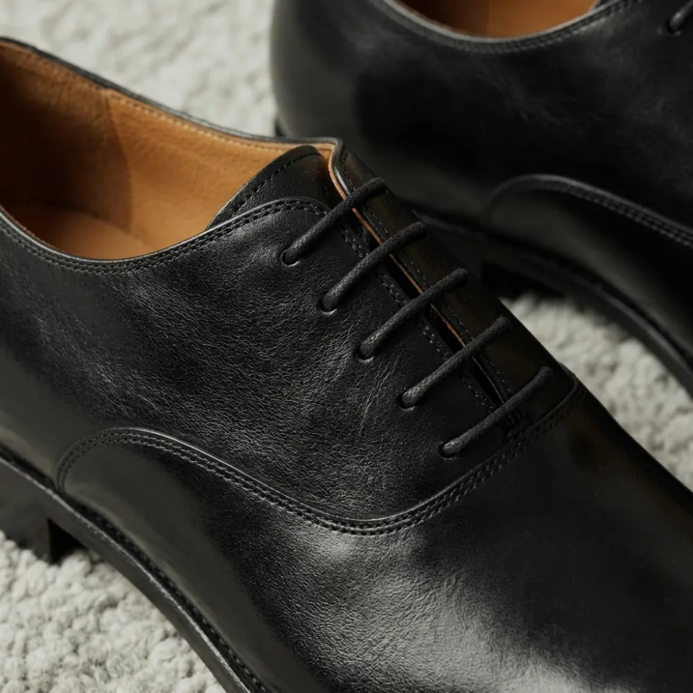 Buty podwyższające Melfi Czarne +7.5cm