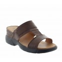 Elevator Sandals Men - Brown - Leather - +2.2'' / +5,5 CM - Apricena - Mario Bertulli