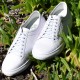 Elevator Sneakers Shoes Men - White - Leather - +2.4'' / +6 CM - Leisure - Mario Bertulli
