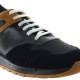 Trainers for Men with Heel - Black - Leather / Fabric - +2.6'' / +6,5 CM - Leisure - Mario Bertulli