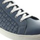 Sneakers with Height Increasing Sole Men - Blue - Leather - +2.2'' / +5,5 CM - Sassello - Mario Bertulli