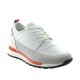 Elevator Sneakers Men - White - Nubuk / Leather - +2.8'' / +7 CM - Peschici - Mario Bertulli