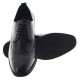 Italian Derby Shoes for Men - Black - Leather - +3.0'' / +7,5 CM - Business - Mario Bertulli