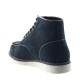 Boots with Elevator Heel for Men - Navy blue - Leather - +3.0'' / +7,5 CM - Leisure - Mario Bertulli