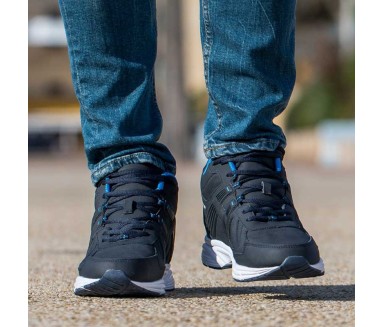 Elevator Sports Shoes Carisolo | Blue +7.5cm | Mario Bertulli