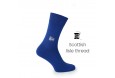 Blue Scottish lisle thread socks - Scottish Thread Socks from Mario Bertulli - specialist in height increasing shoes