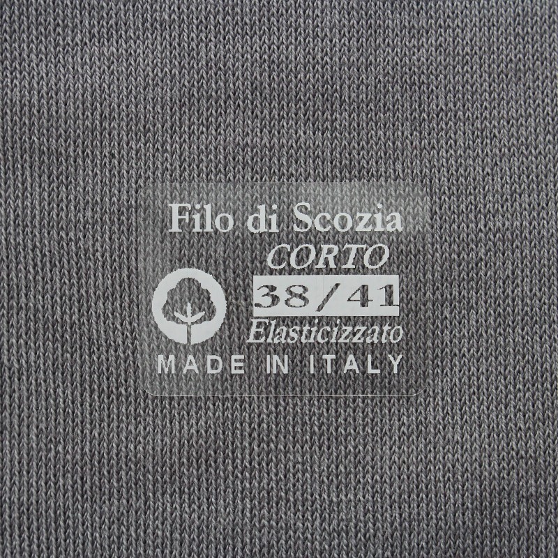 Light grey Scottish lisle thread socks - Scottish Thread Socks from Mario Bertulli - specialist in height increasing shoes