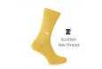 Yellow Scottish lisle thread socks - Scottish Thread Socks from Mario Bertulli - specialist in height increasing shoes
