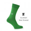 Mint Scottish lisle thread socks - Scottish Thread Socks from Mario Bertulli - specialist in height increasing shoes