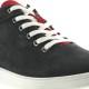 Apricale Height Increasing Sneakers dark grey/red +6cm