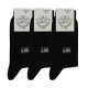 3 pairs black socks box - Luxury Men's Socks Online from Mario Bertulli - specialist in height increasing shoes