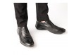 Elevator Sneakers Men - Black - Full grain calf leather - +2.0'' / +5 CM - Arezzo - Mario Bertulli