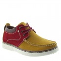 Pistoia Height Increasing Shoes Cognac/red +5.5cm