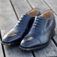 Elevator Oxfords Shoes Men - Navy blue - Full grain calf leather - +2.4'' / +6 CM - Stefano - Mario Bertulli
