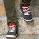 Apricale Height Increasing Sneakers dark grey/red +6cm
