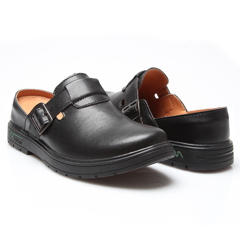 Sabot rehaussant Turi noir +6 cm