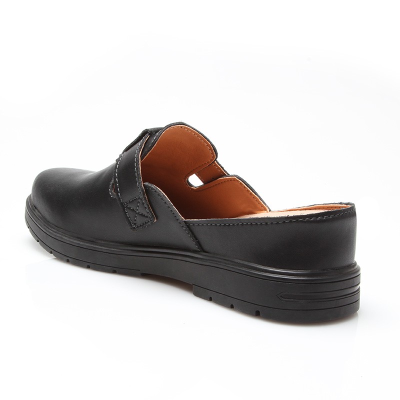 Sabot rehaussant Turi noir +6 cm