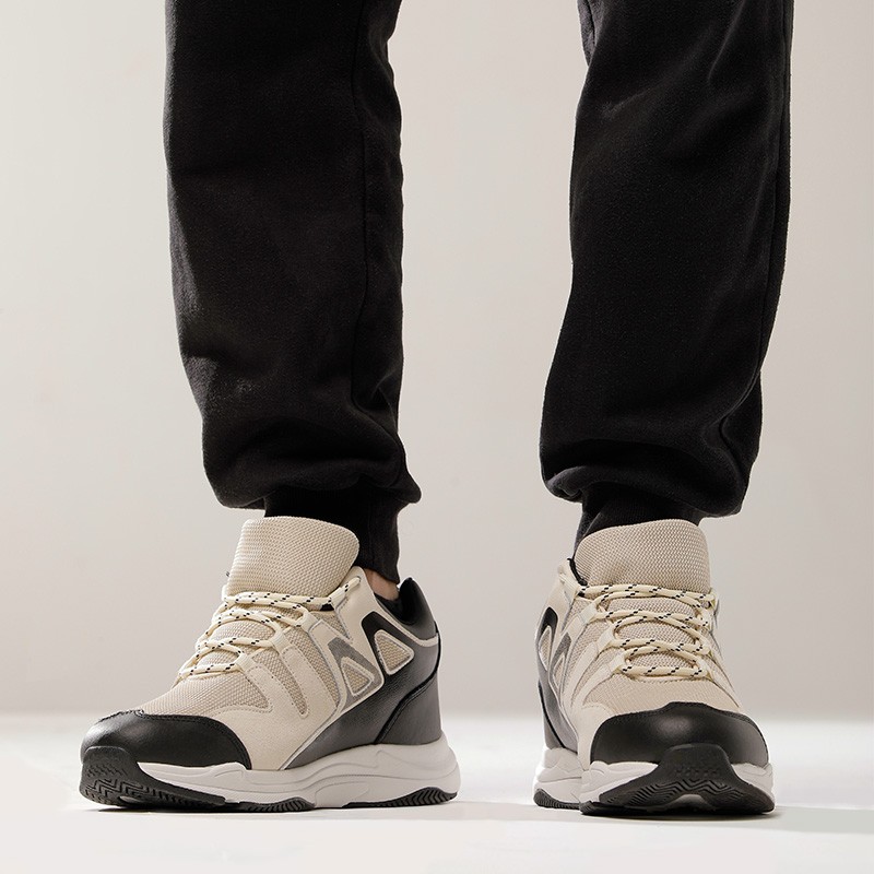 Elevator Sports Shoes | beige  +2.8'' / +7 cm | Mario Bertulli