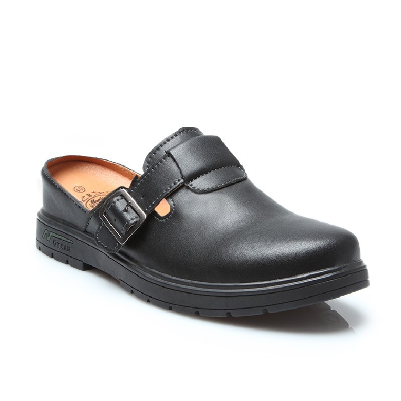 Sabot rehaussant Turi noir +6 cm